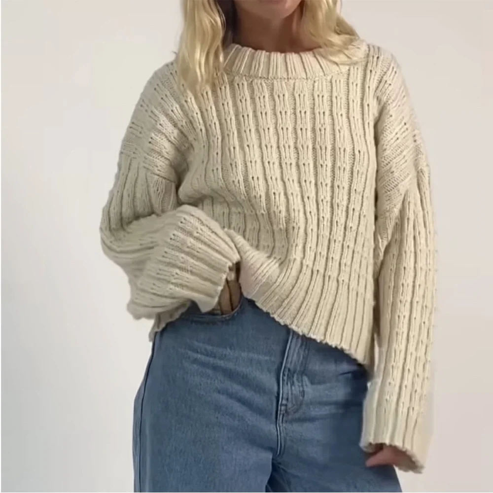 ❤️sold❤️ James Street Co | Faye Cream Knit Sweater - Picture 2 of 8